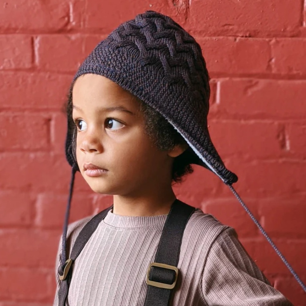 Mini a ture merino wool baby hat 0-6 month